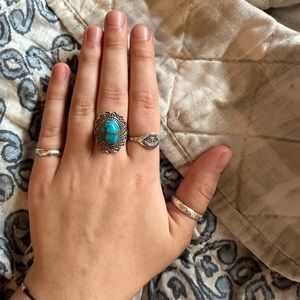 Sterling Silver Turquoise Ring